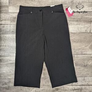 Kim Rogers Petite Fit Solutions Cropped Pants Size 12P
